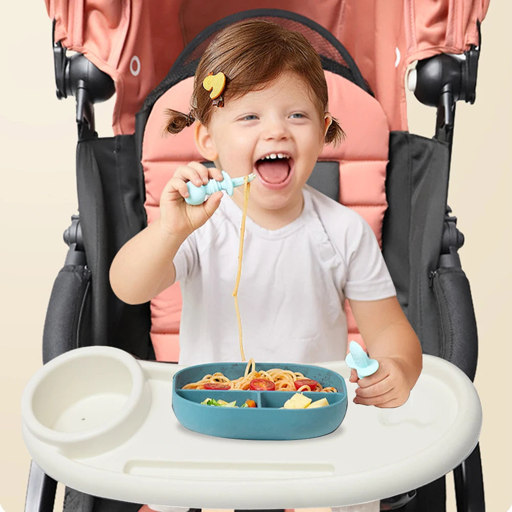 3-in-1 Baby Stroller Tray – Snack, Drink & Phone Holder