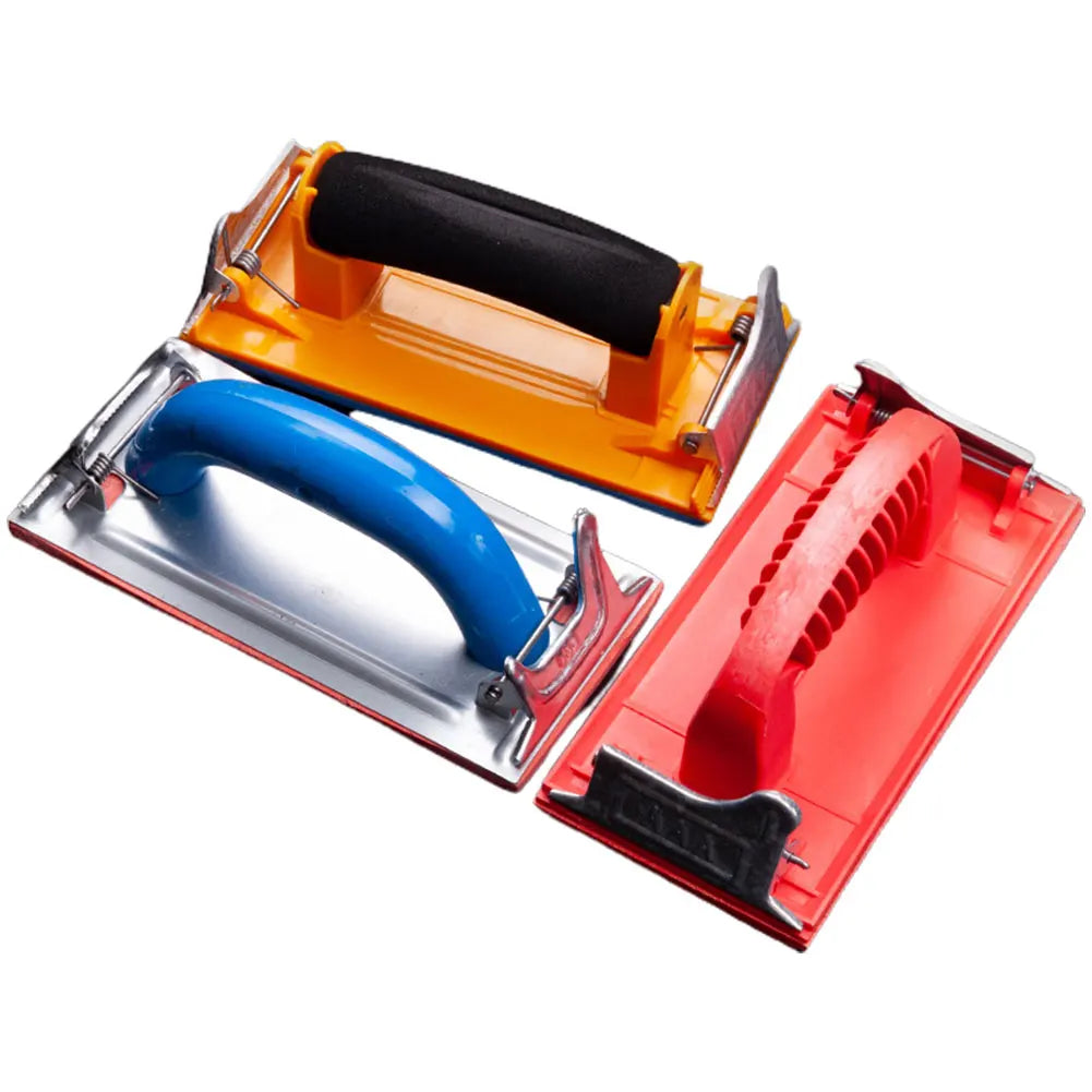 Hand Sander Block – Drywall & Wood Sandpaper Grip Tool