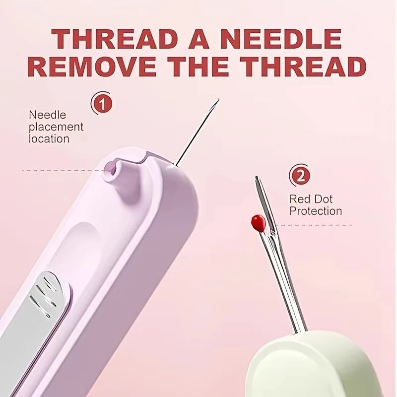 1 Needle Threader Seam Ripper Tool Multifunctional Sewing Thread