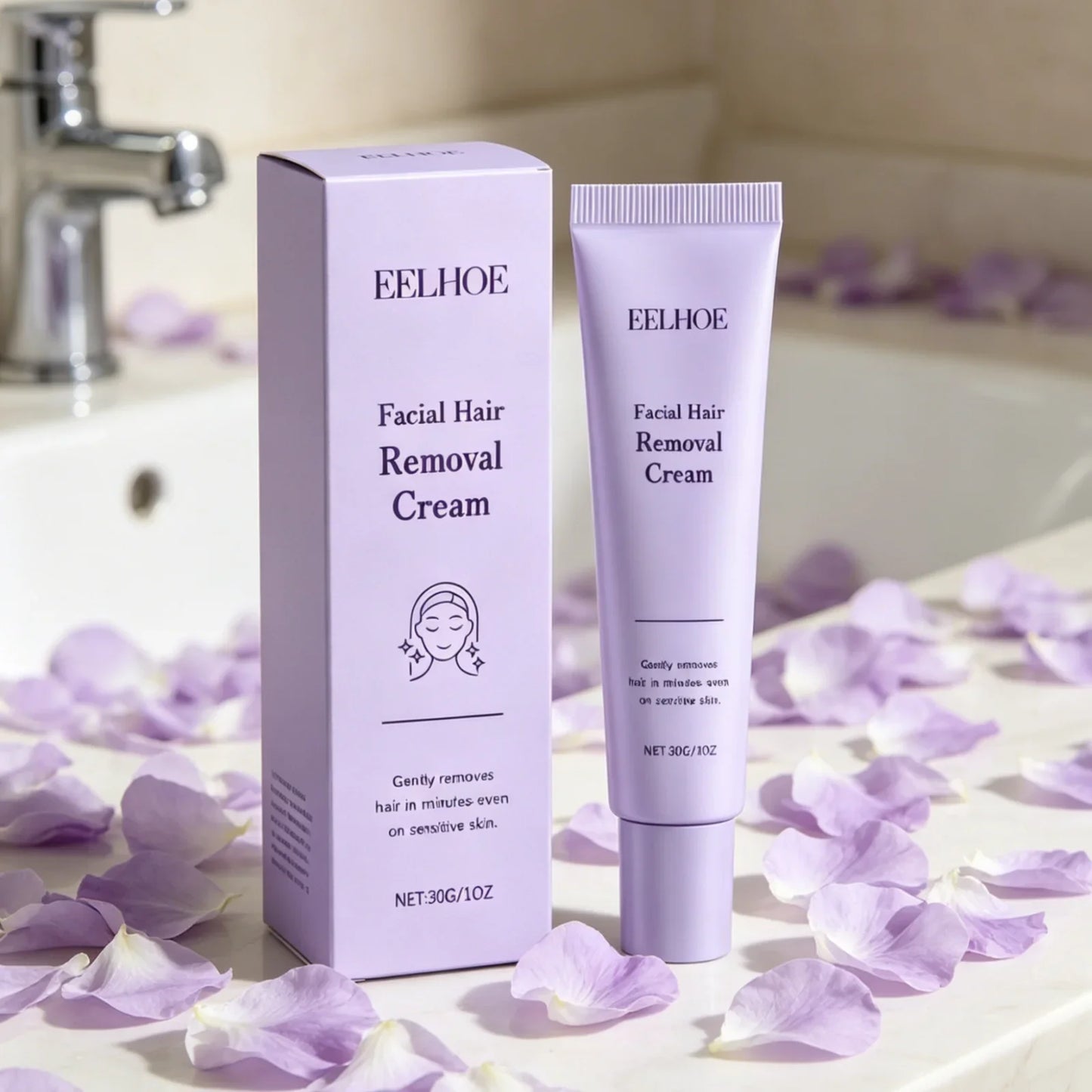 EELHOE Facial Hair Removal Cream – Painless & Gentle