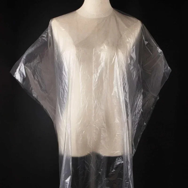 Disposable Hairdressing Capes PE Waterproof Barber Aprons 200pk