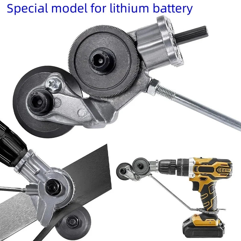Electric Nibbler Drill Attachment – Metal Sheet Cutter Tool Peaceful Pleasures Health and Wellness