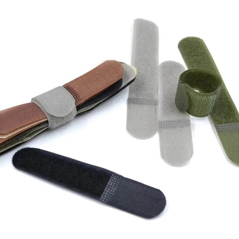 10pcs Reusable Backpack Fastener Buckle Nylon Straps Cable Ties Strap Webbing Organizer Fix Hook Loop Grip Wrapping Cord Peaceful Pleasures Health and Wellness