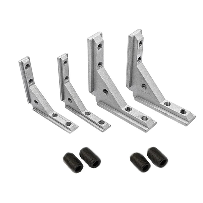 2/4Pcs 2020 3030 4040 Panel Iinstallation Board Angle Slot Connector Angle Slot Fixing Hardware Door Frame Corner Code Profile Peaceful Pleasures Health and Wellness