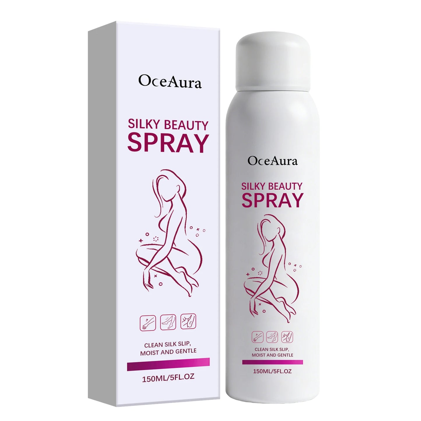 150ml Gentle Hair Removal Spray | Aloe, Glycerin & Pore Care