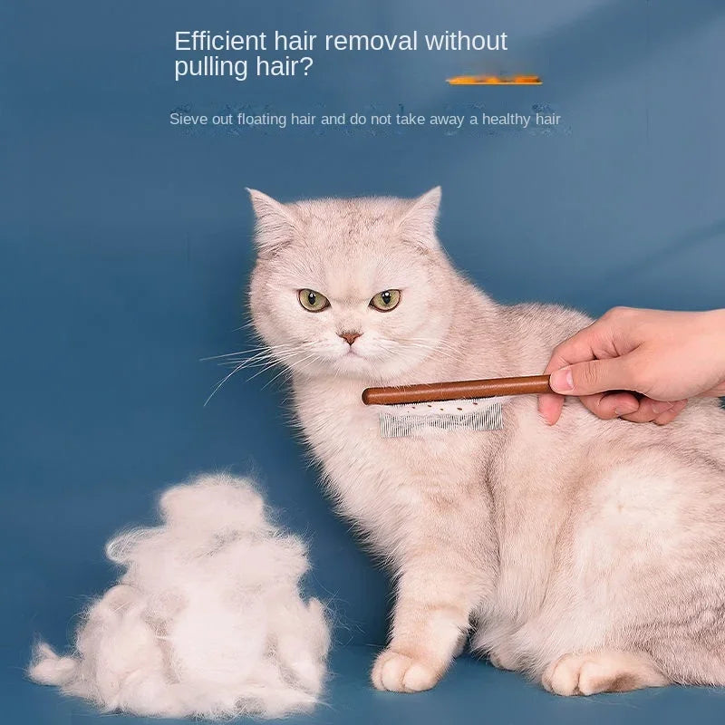 Cats Brush Things for Cats Removes Hair Pet Grooming Fine Tooth Comb Accessories Flea Artifact Products Pets Home Garden Scraper Peaceful Pleasures Health and Wellness