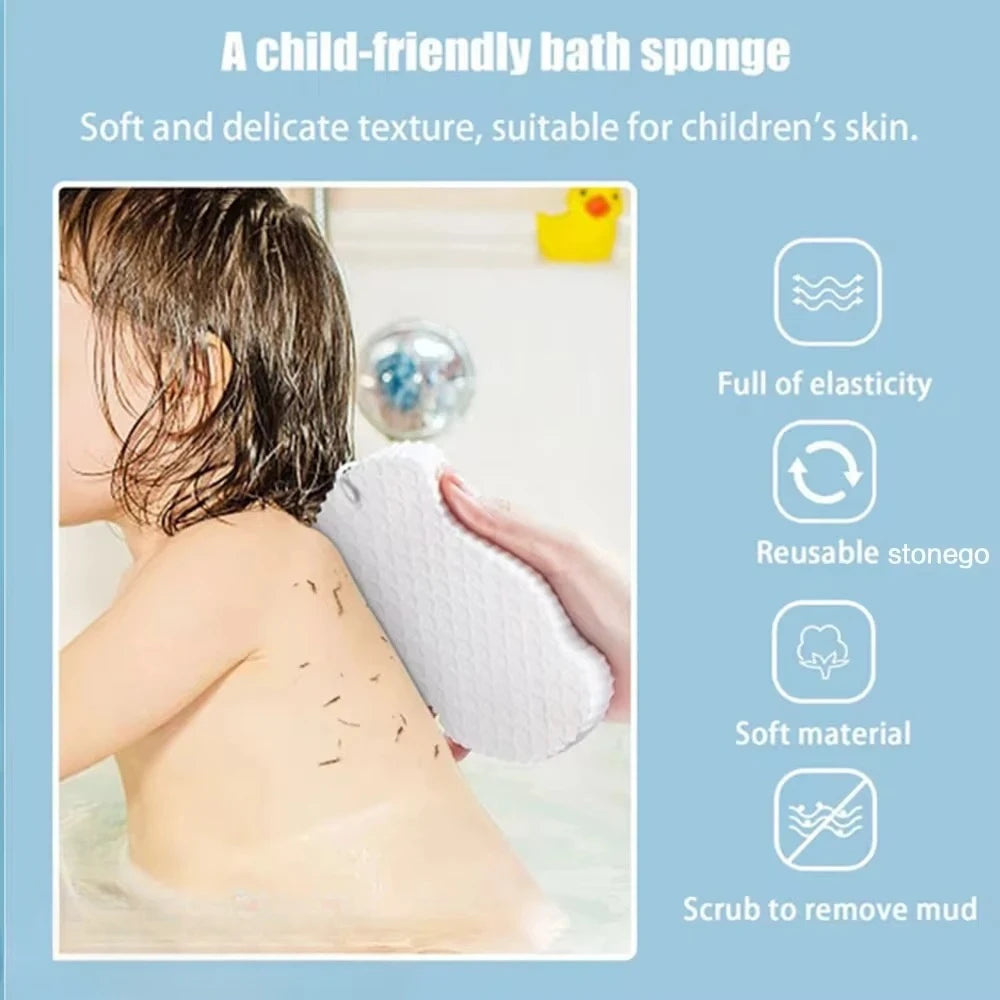 Exfoliating Bath Sponge | Body Scrubber & Massage Tool
