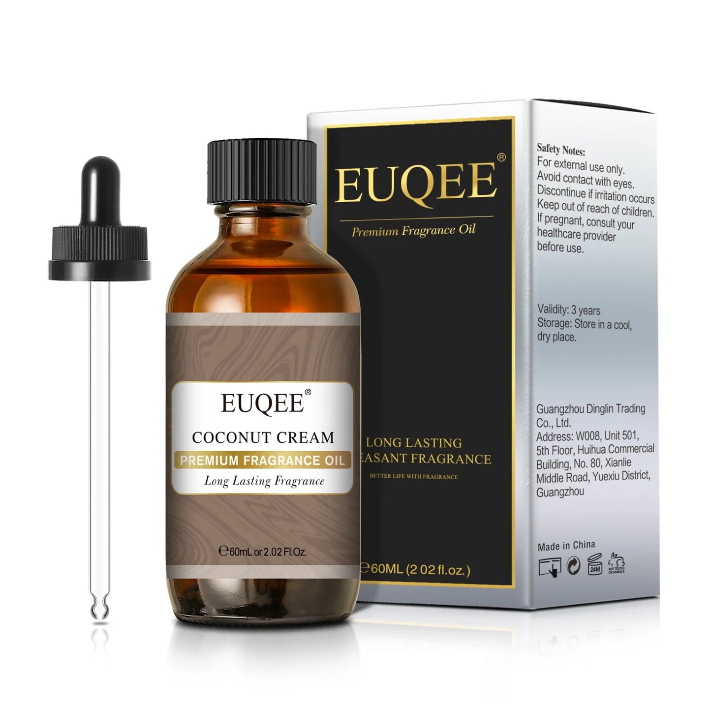EUQEE 60ml Men's Fragrance Oil – Reed & Car Diffuser Oil