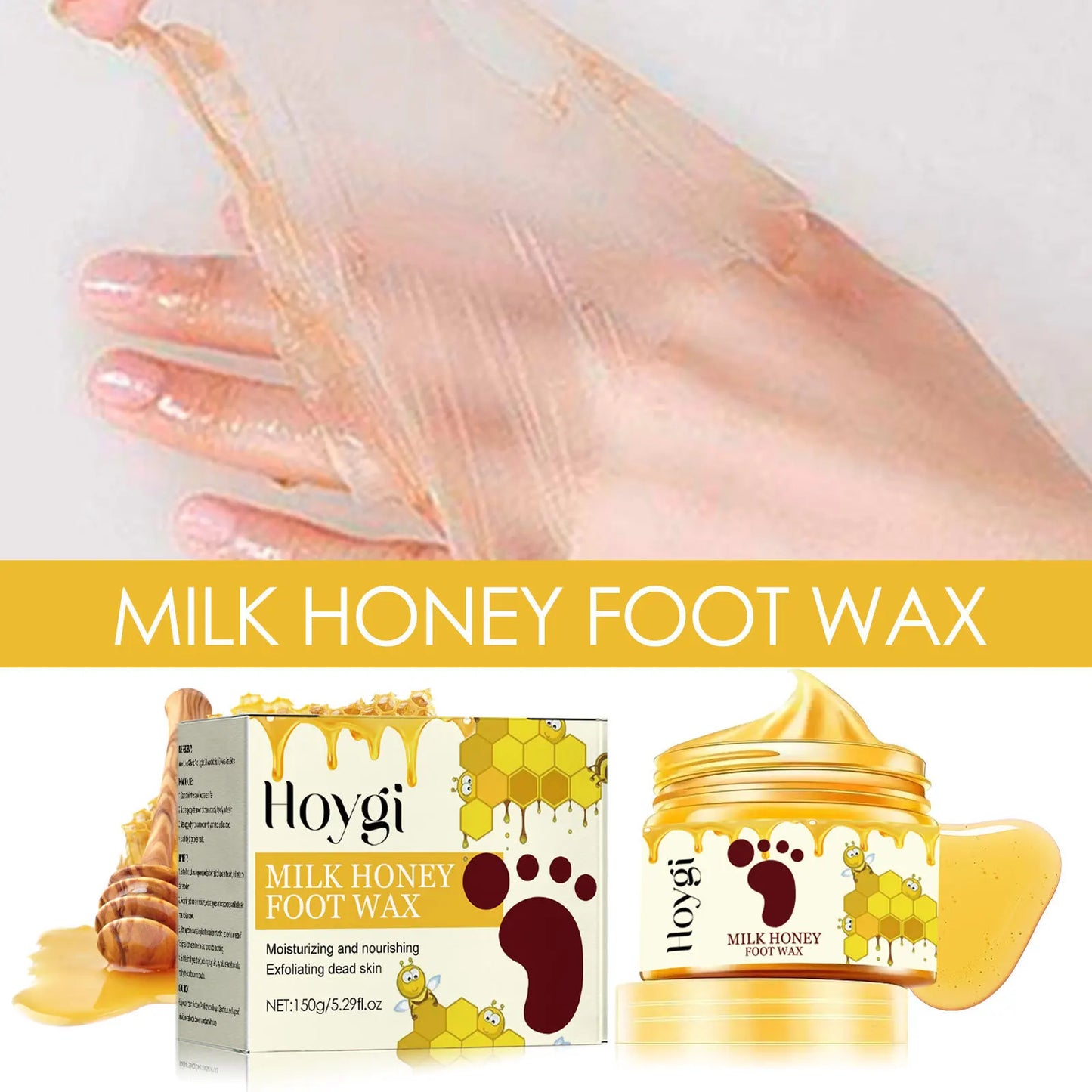 Anti Drying Foot Wax Exfoliating Remove Callus Peeling Soften Repair Roughness Nourishing Hydrating Moisturizing Foot Care Cream Peaceful Pleasures Health and Wellness