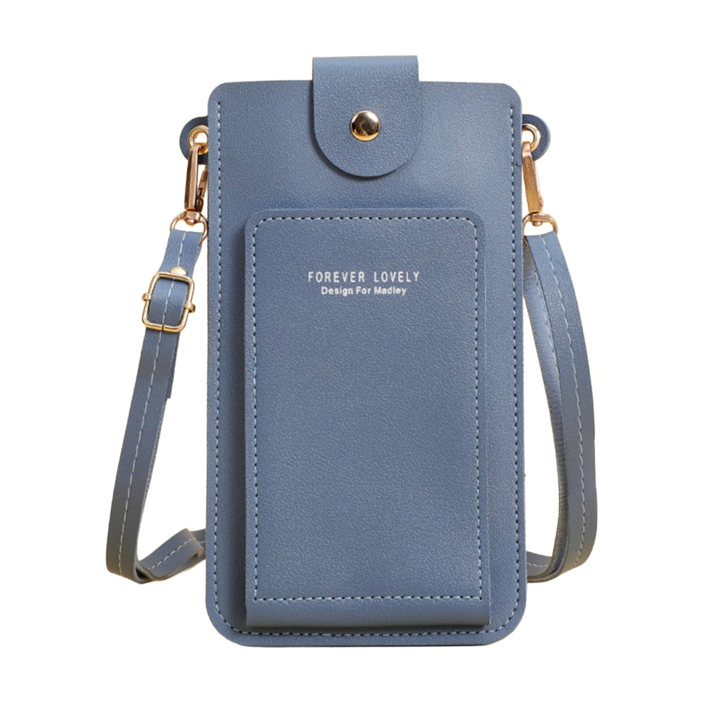 Small Crossbody Cell Phone Purse Zippered PU Cross Body Bag with 2 ID Card Windows for Mobile Phone Credit Cards Changes Peaceful Pleasures Health and Wellness