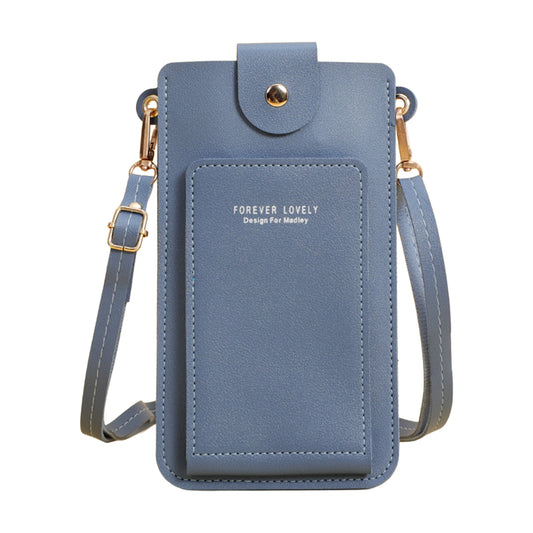 Small Crossbody Cell Phone Purse Zippered PU Cross Body Bag with 2 ID Card Windows for Mobile Phone Credit Cards Changes Peaceful Pleasures Health and Wellness