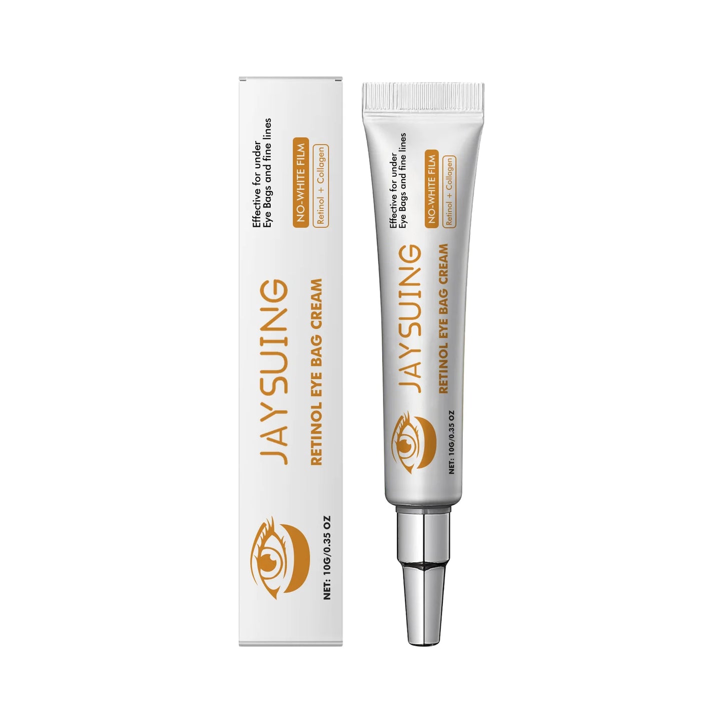 Remove Eye Bags Cream Anti-Aging Improve Puffiness Dark Circles Reduce Wrinkles Nourish Brighten Skin Retinol Firming Eye Cream Peaceful Pleasures Health and Wellness 10g boxed 10g