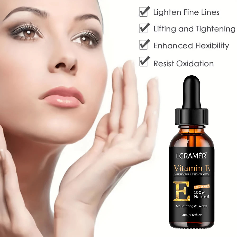 Vitamin E Face Serum – Whitening & Pore Minimizing Peaceful Pleasures Health and Wellness
