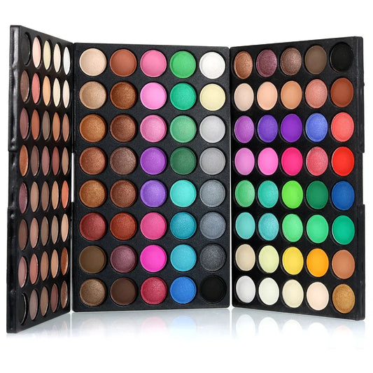 120 Colors Eyeshadow Palette – Matte, Shimmer & Glitter Kit Eyeshadow Palette Peaceful Pleasures Health and Wellness