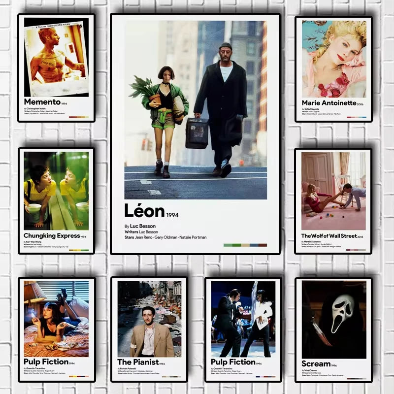 Chungking Express & Leon Classic Movie Canvas Wall Art Poster