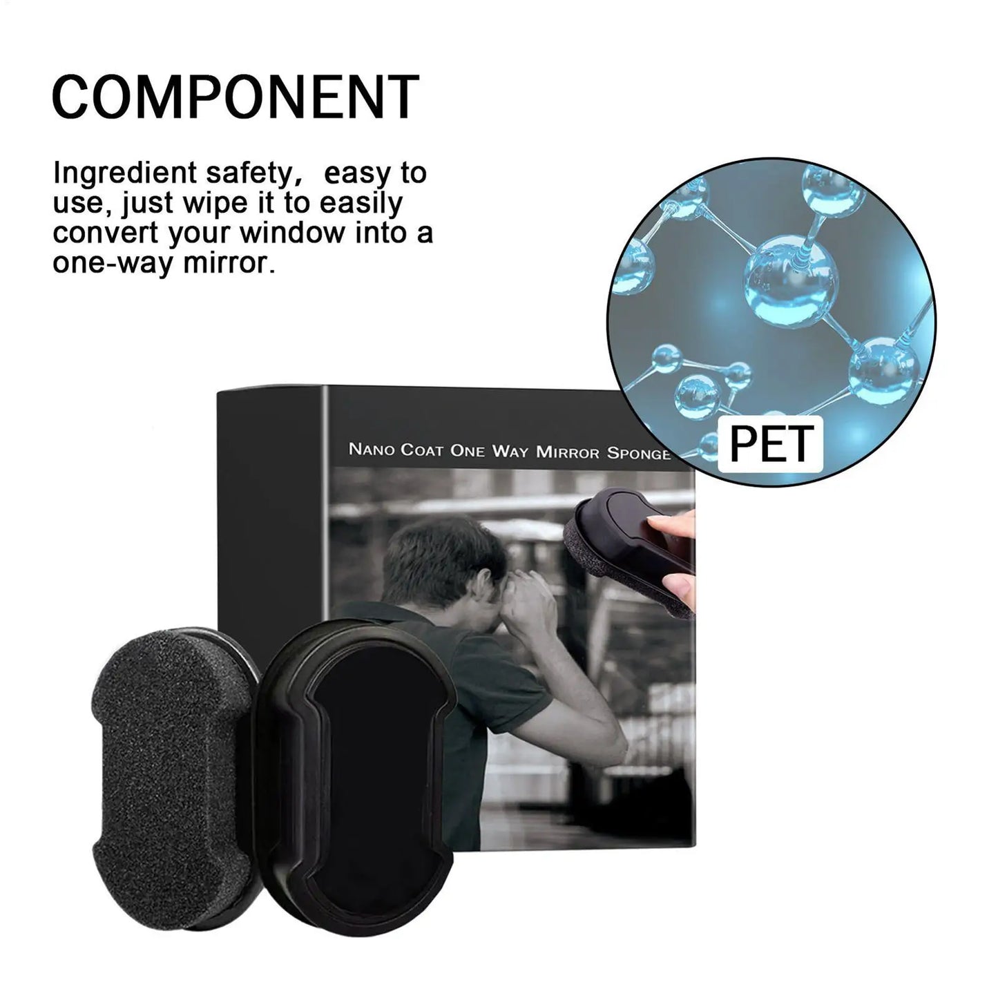 Dual-Use Window & Windshield Cleaning Sponge | Car & Home