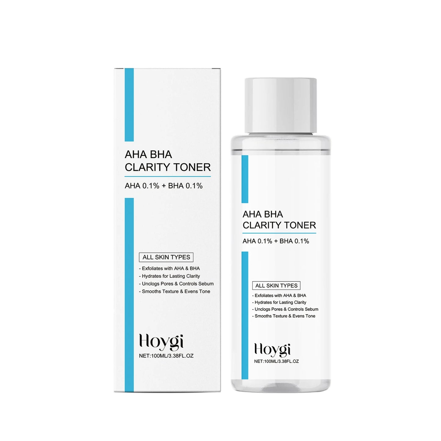 AHA BHA Exfoliating Toner – Pore Refining & Oil Control Peaceful Pleasures Health and Wellness 100ml Boxed
