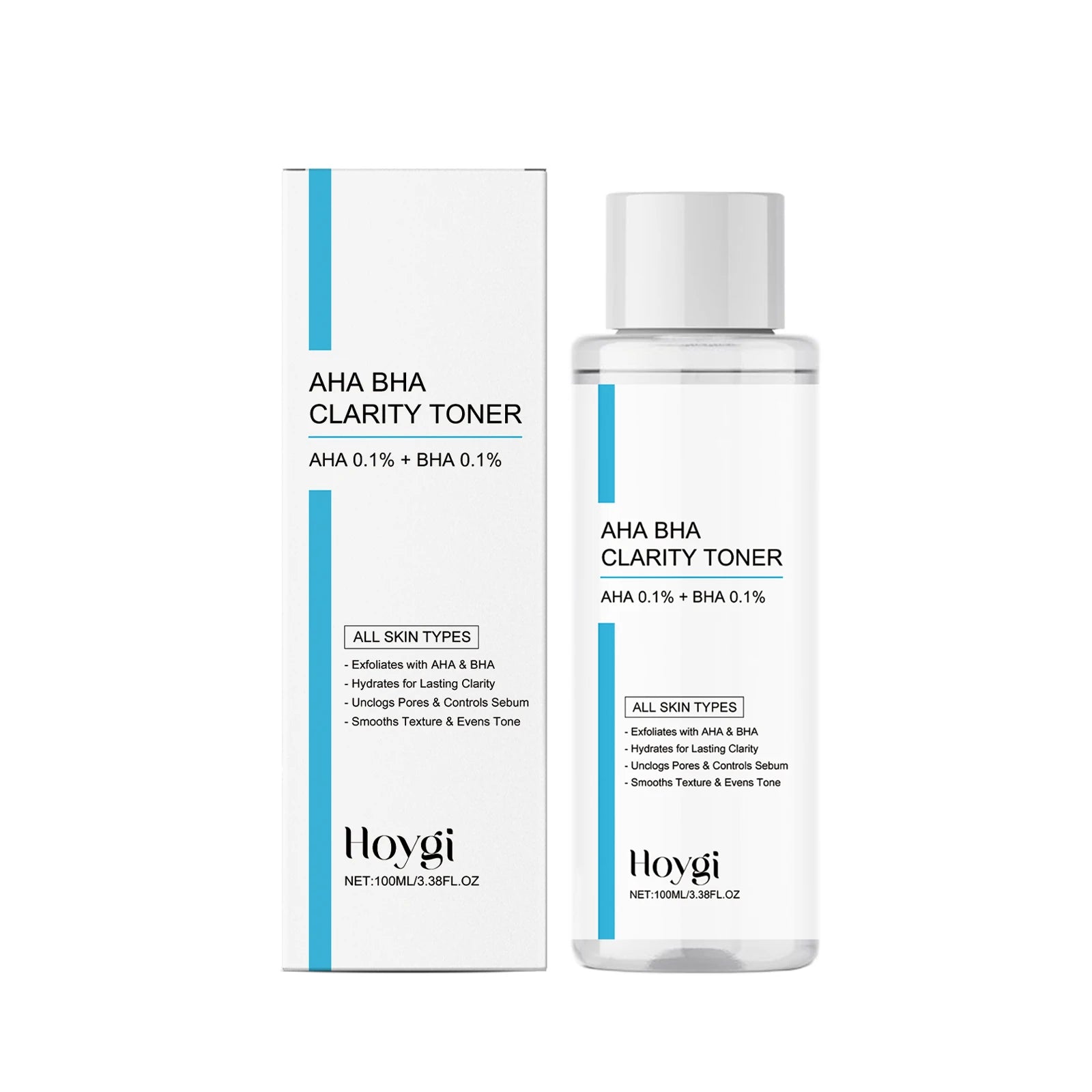 AHA BHA Exfoliating Toner – Pore Refining & Oil Control Peaceful Pleasures Health and Wellness 100ml Boxed