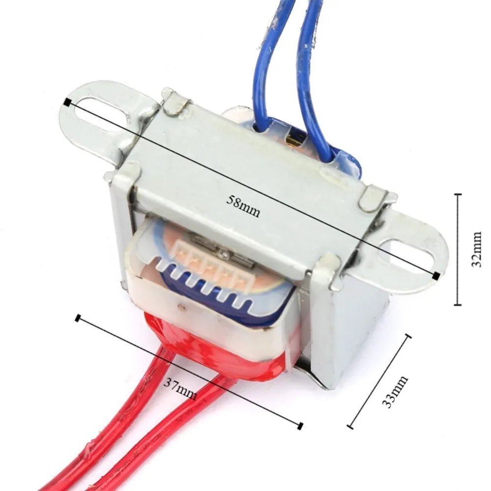 AC 220V to 12V/24V Power Transformer 2W EI Core 50Hz