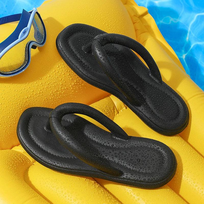 Men's EVA Pillow Flip Flops | Non-Slip Beach Pool Slides