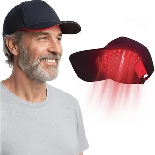 Head Massage Cap, Scalp Care Cap, Hair Management Massage Cap. 4 Frequency Mode Selections, Alternating Type, Long Duration Type. Red and Blue Colors for Care Purposes, Multiple High-Quality Red and Blue Color Beads. With Tim Peaceful Pleasures Health and Wellness