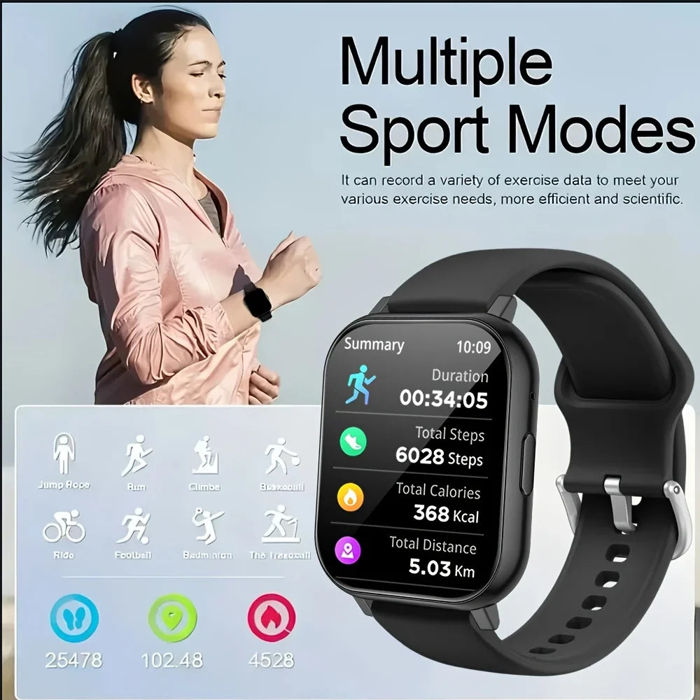 ERUN Smart Watch – Sports Modes, Calls, Alexa & Music
