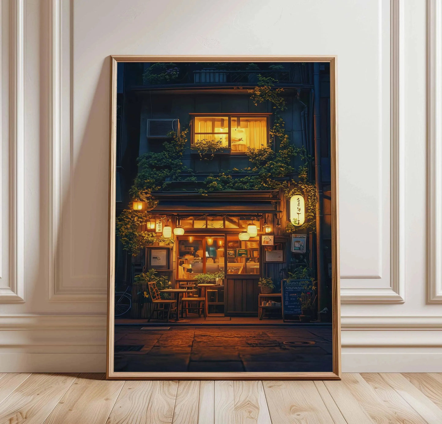 Anime Ramen Shop Canvas Print | Tokyo Street Wall Art