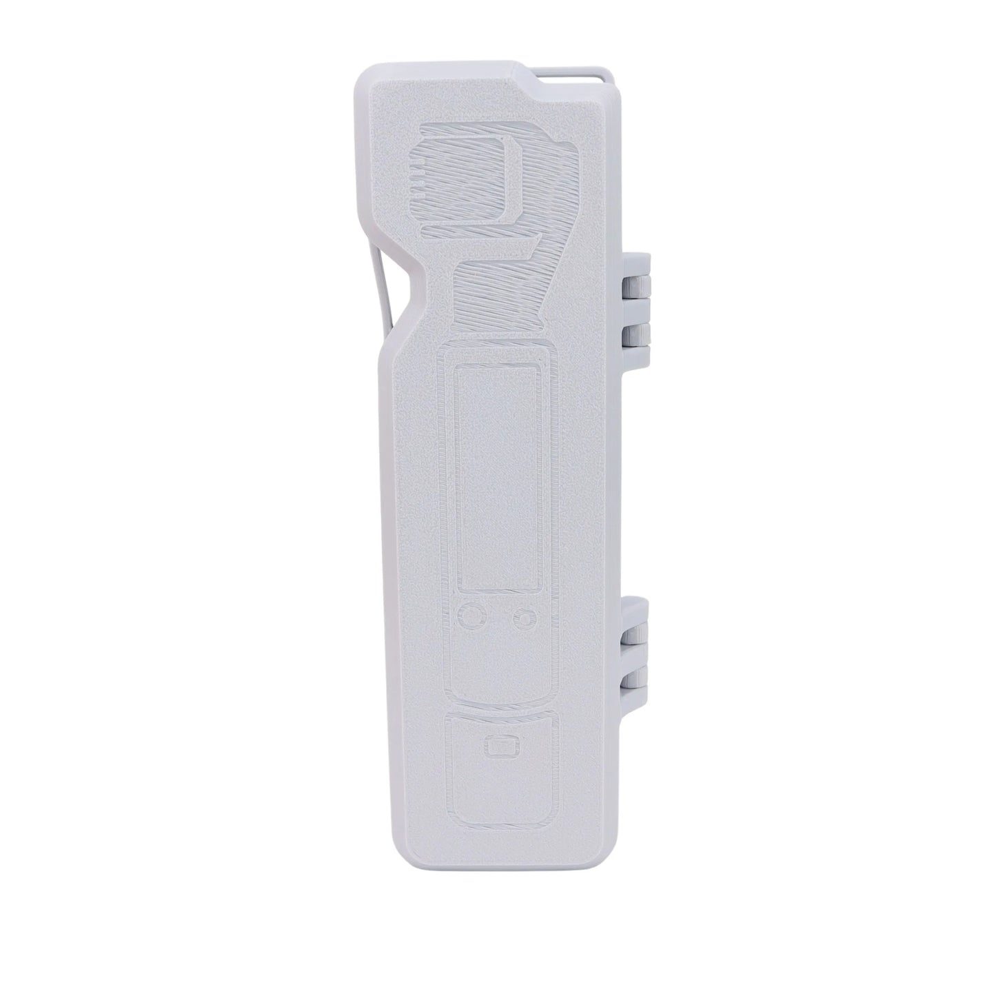 Flip-Top Design Dedicated Storage And Protective Case For DJI Pocket 4 Large-Capacity Portable Shock- And Scratch-Resistant Peaceful Pleasures Health and Wellness gray