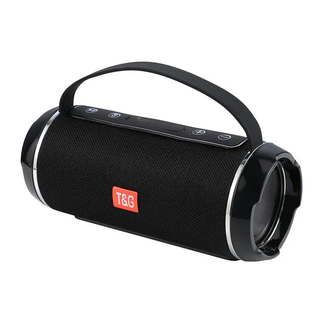 T&G Portable Bluetooth 5.3 Speaker – Waterproof, FM & Subwoofer