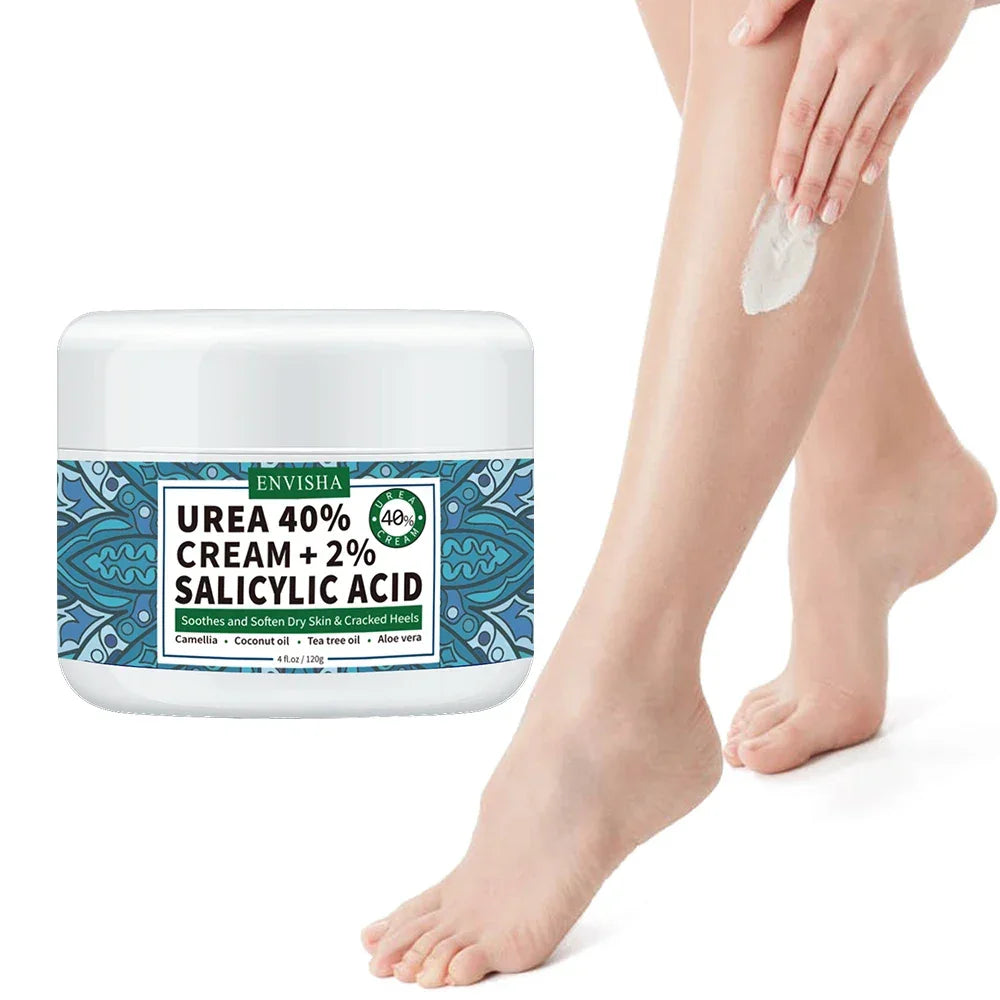 ENVISHA Foot Cream – Urea 40% for Cracked Heels & Dry Skin 120g Foot Cream Peaceful Pleasures Health and Wellness Default Title