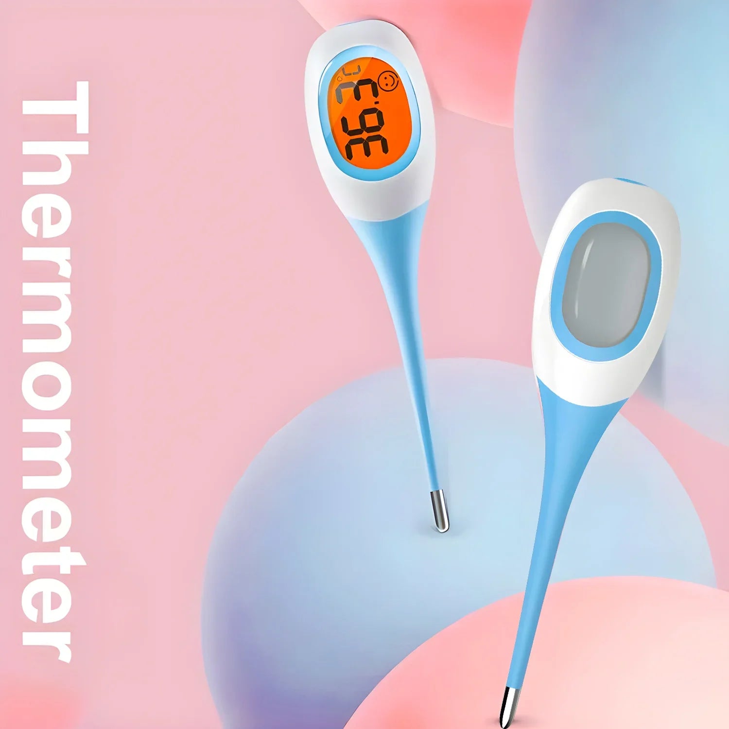 8-second Quick LED Pet Dog Cat Electronic Thermometer Safe Wet Dry Thermometer Veterinary Thermometer Pet Medical Equipment Tool Peaceful Pleasures Health and Wellness