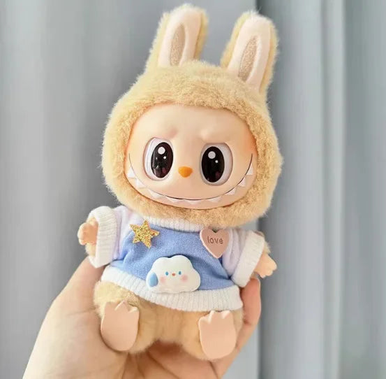 Mini Plush Doll Clothes – Labubu V1 V2 Climbing Suit Outfit