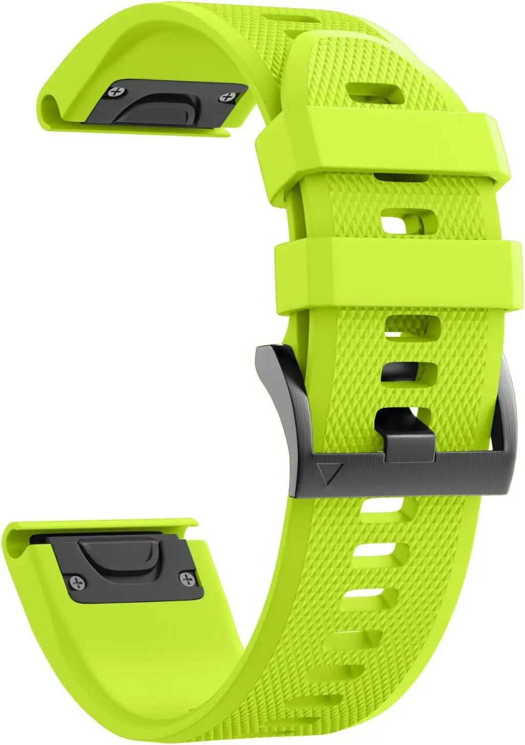 20mm Silicone QuickFit Band for Garmin Fenix 7S 6S 5S Pro Peaceful Pleasures Health and Wellness green For Fenix 8(43mm)
