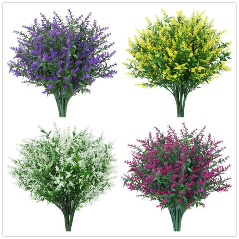 Artificial Lavender Bouquet | Plastic Flowers Home & Wedding