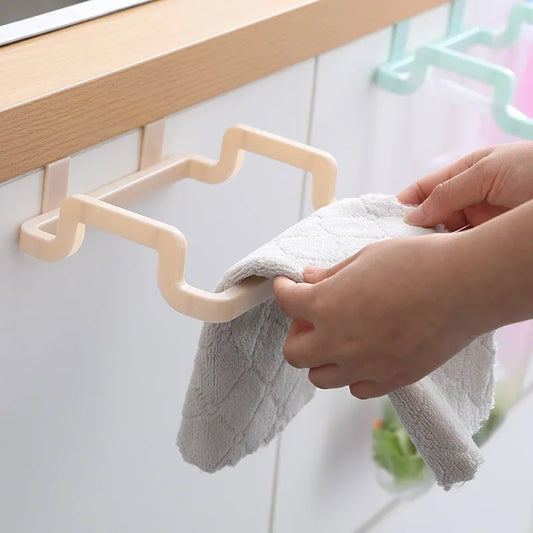 Mini Garbage Bag Holder | Door-Mounted Plastic Trash Hanger Bag Storage Hanger Oasis Select
