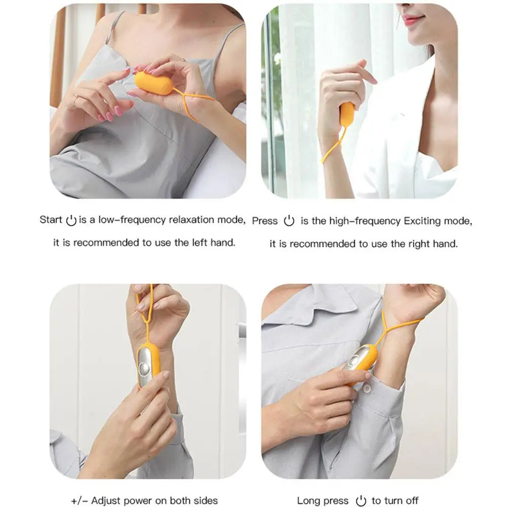 1Pcs Handheld Sleep Aid Device Rechargeable Relieve Anxiety Stress Quick Sleep Aid Handheld Sleep Device Intelligent Calming Peaceful Pleasures Health and Wellness