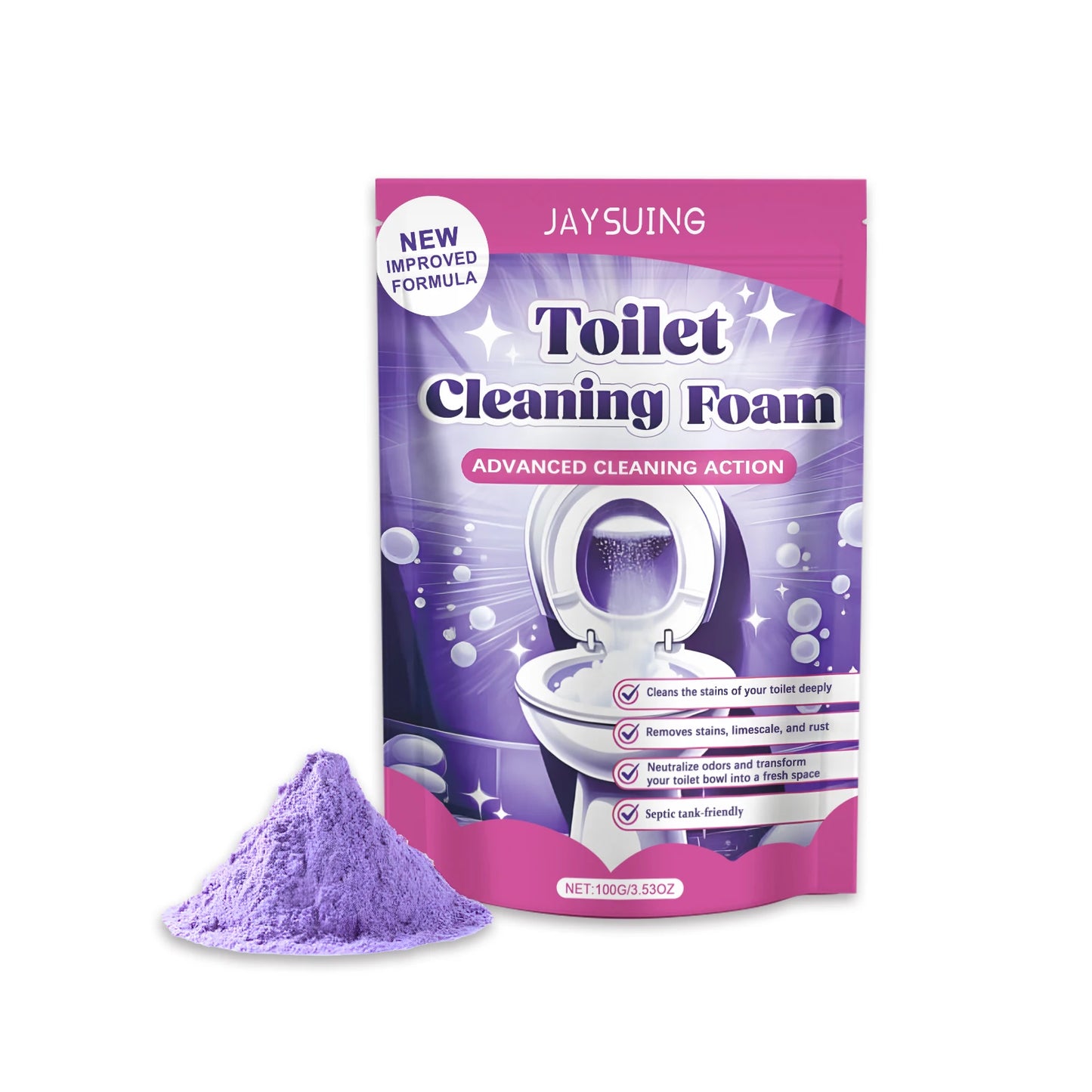 Toilet Cleaner Powder 100g – Descaling, Stain & Odor Remover
