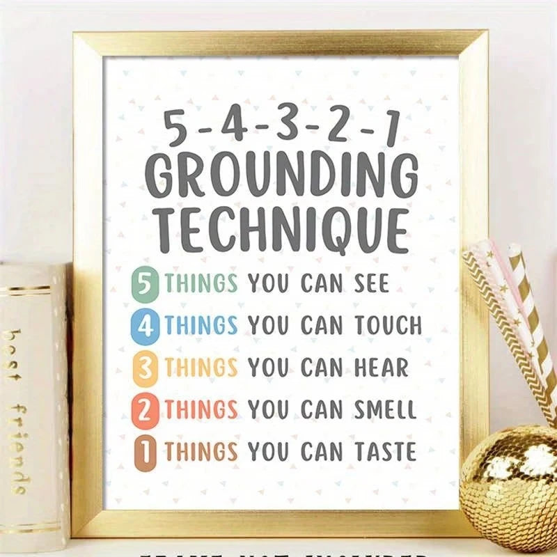 Calming Canvas Wall Art Print | Bedroom & Kids Room Décor