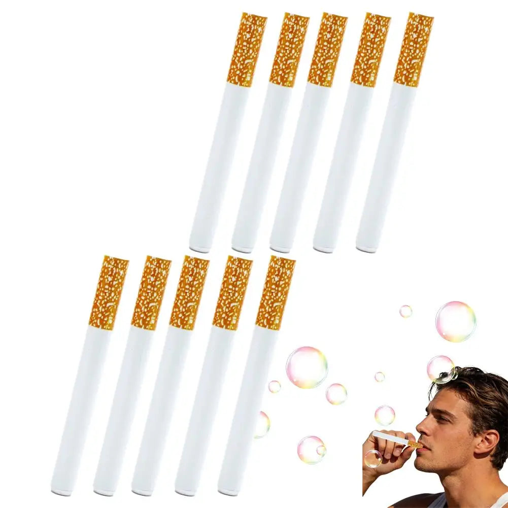Cigarette-Shaped Bubble Blower Toy – Portable Novelty Fun Peaceful Pleasures Health and Wellness 10pcs