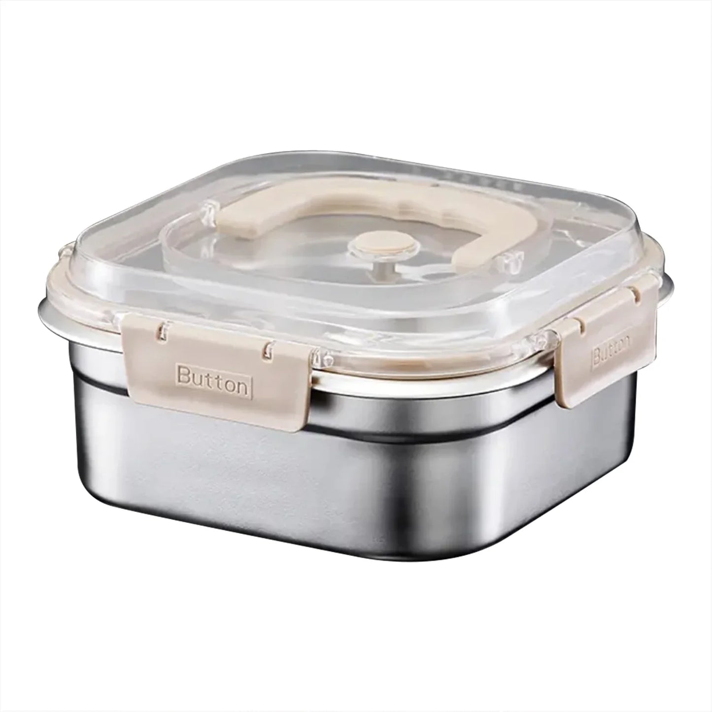 Stainless Steel Leak-Proof Food Storage Box with Handle