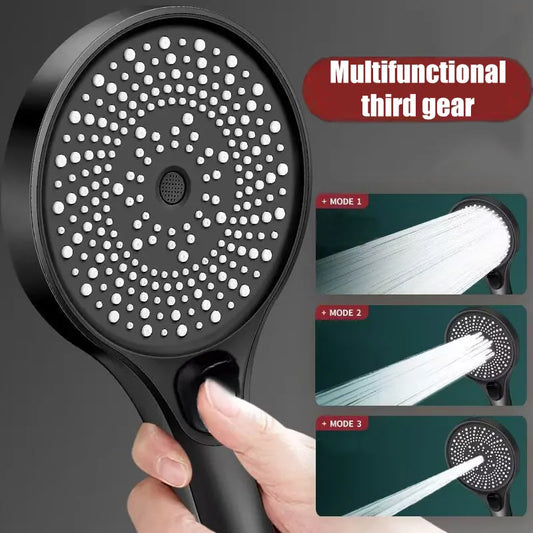 3-Mode High Pressure Handheld Shower Head | ABS Plastic Handheld Shower Head Oasis Select