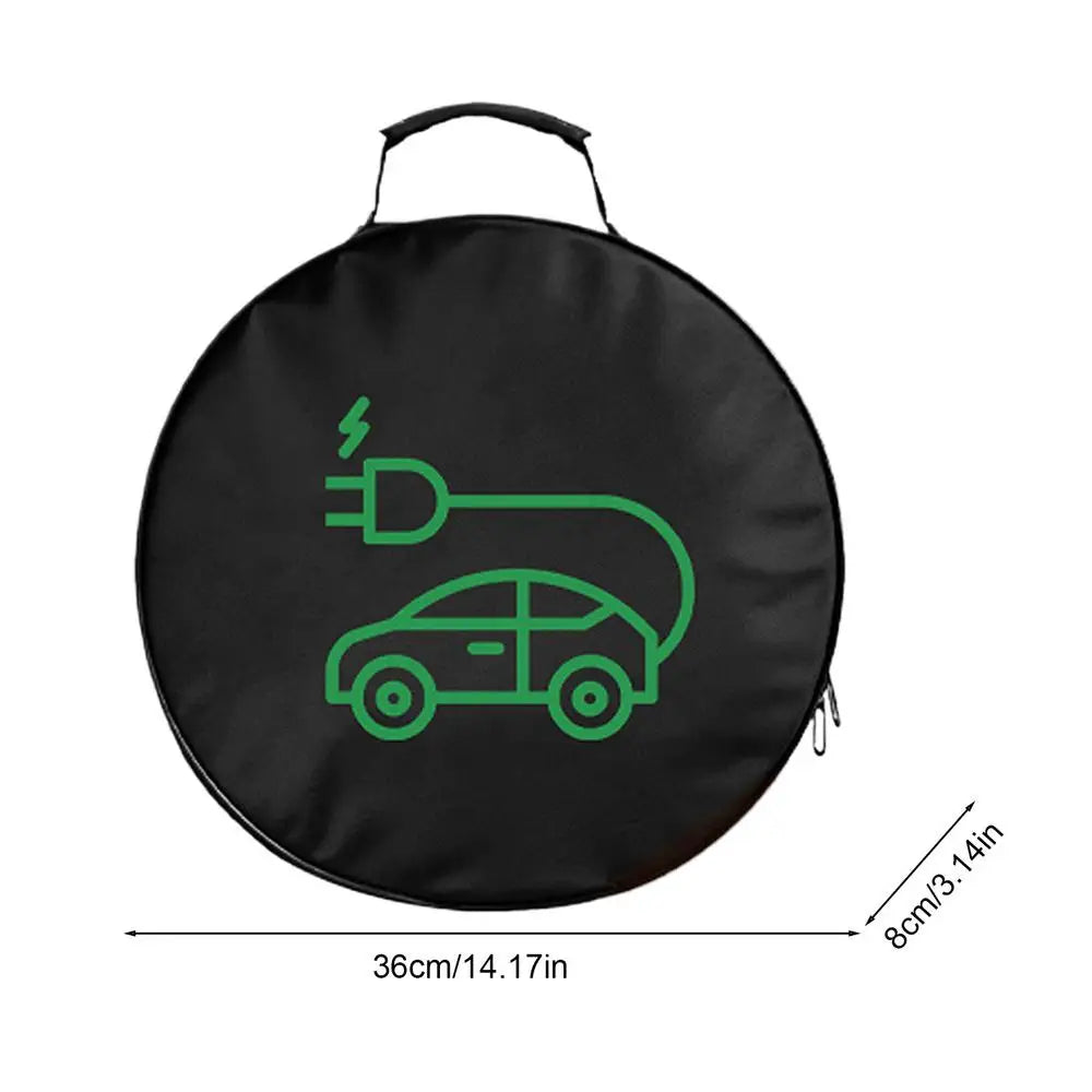 EV Charging Cable Storage Bag – Waterproof Oxford Organizer