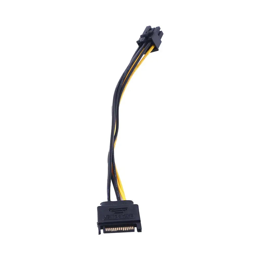 6 Pin Male to Female Power Splitter Cable Graphics Power Cord SATA Power Cable Video Card Power Cable SATA Adapter Cable Peaceful Pleasures Health and Wellness