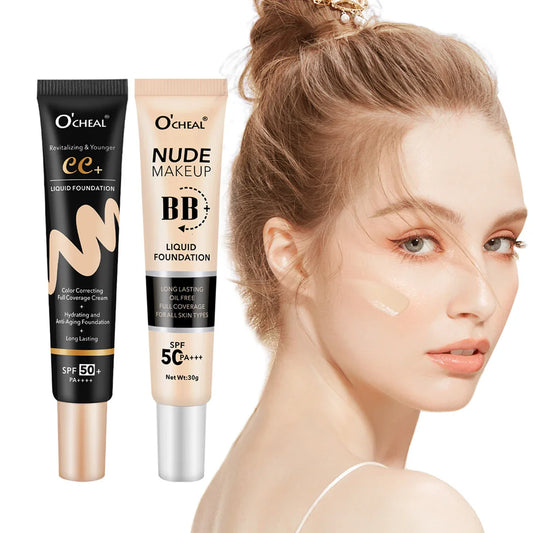 Ocheal BB CC Cream SPF 50 PA+++ Liquid Foundation 30g BB CC Cream Foundation Oasis Select