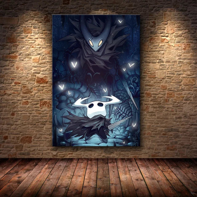 Hollow Knight Hallownest Map HD Canvas Poster | Wall Art Canvas Wall Art Poster Peaceful Pleasures Health and Wellness