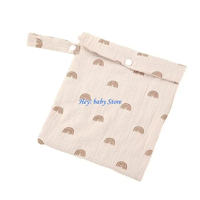 Cotton Baby Diaper Bag – Stroller Organizer & Nappy Pouch