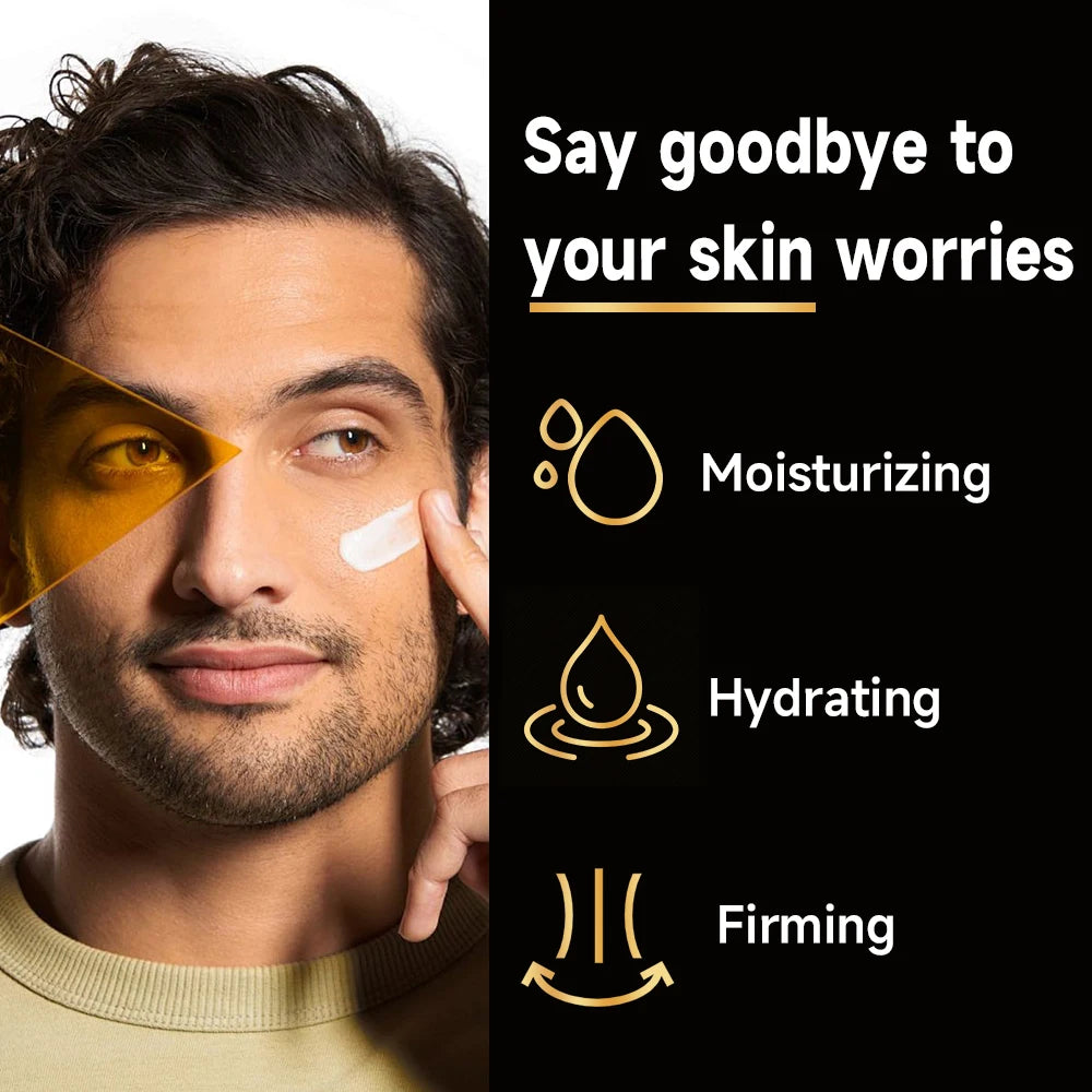 Men's Collagen Moisturizer – Hyaluronic Acid Anti-Wrinkle Cream Men's Face Moisturizer Peaceful Pleasures Health and Wellness