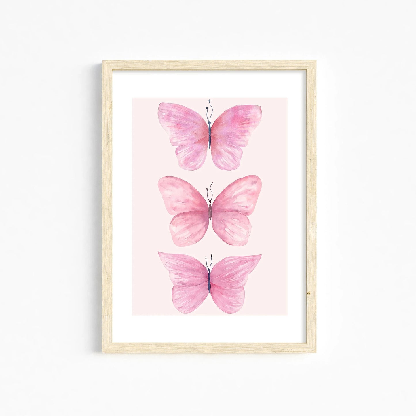 Trendy Pink Wall Art Bows Cherry Balloon Puppy Butterfly Canvas Painting Posters and Prints College Apartment Girl's Room Decor Peaceful Pleasures Health and Wellness 06 20x30cm Unframed