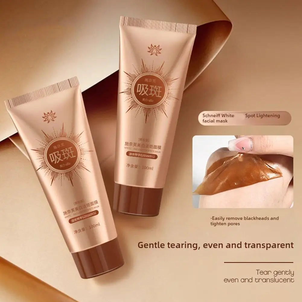 Anti-Blemish Brightening Peel-Off Face Mask 100ml – Deep Pore Cleansing & Glowing Skin (2/3pcs) Peaceful Pleasures Health and Wellness