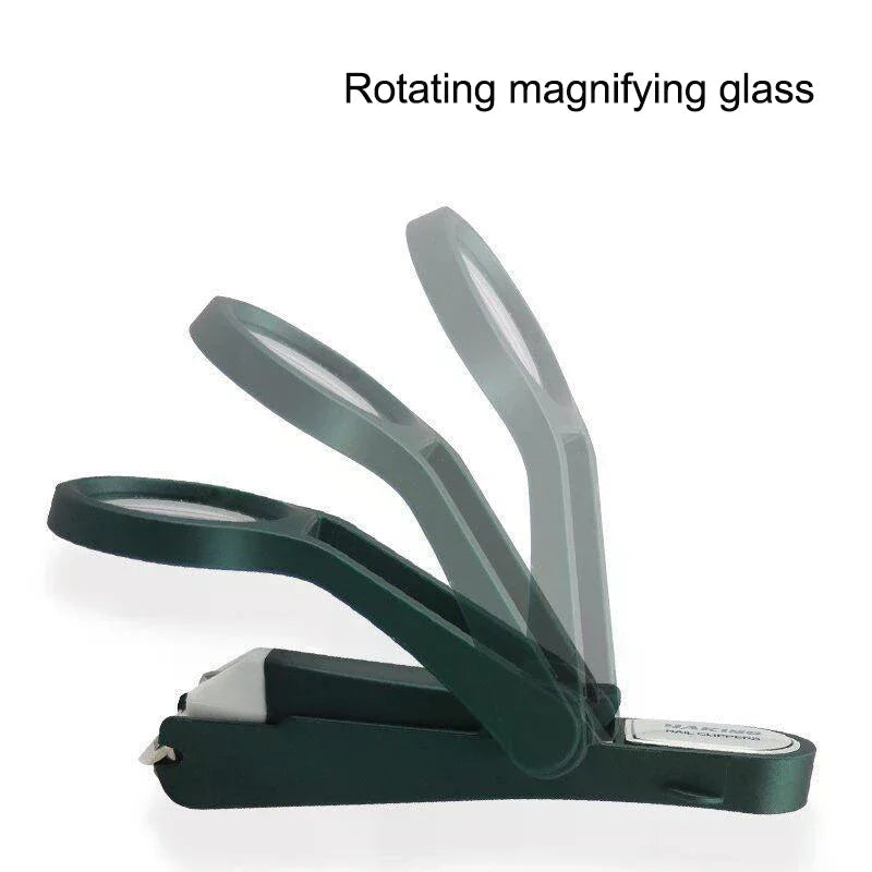 Advanced Nail Clippers with Magnifying Glass and Individual Fit Peaceful Pleasures Health and Wellness